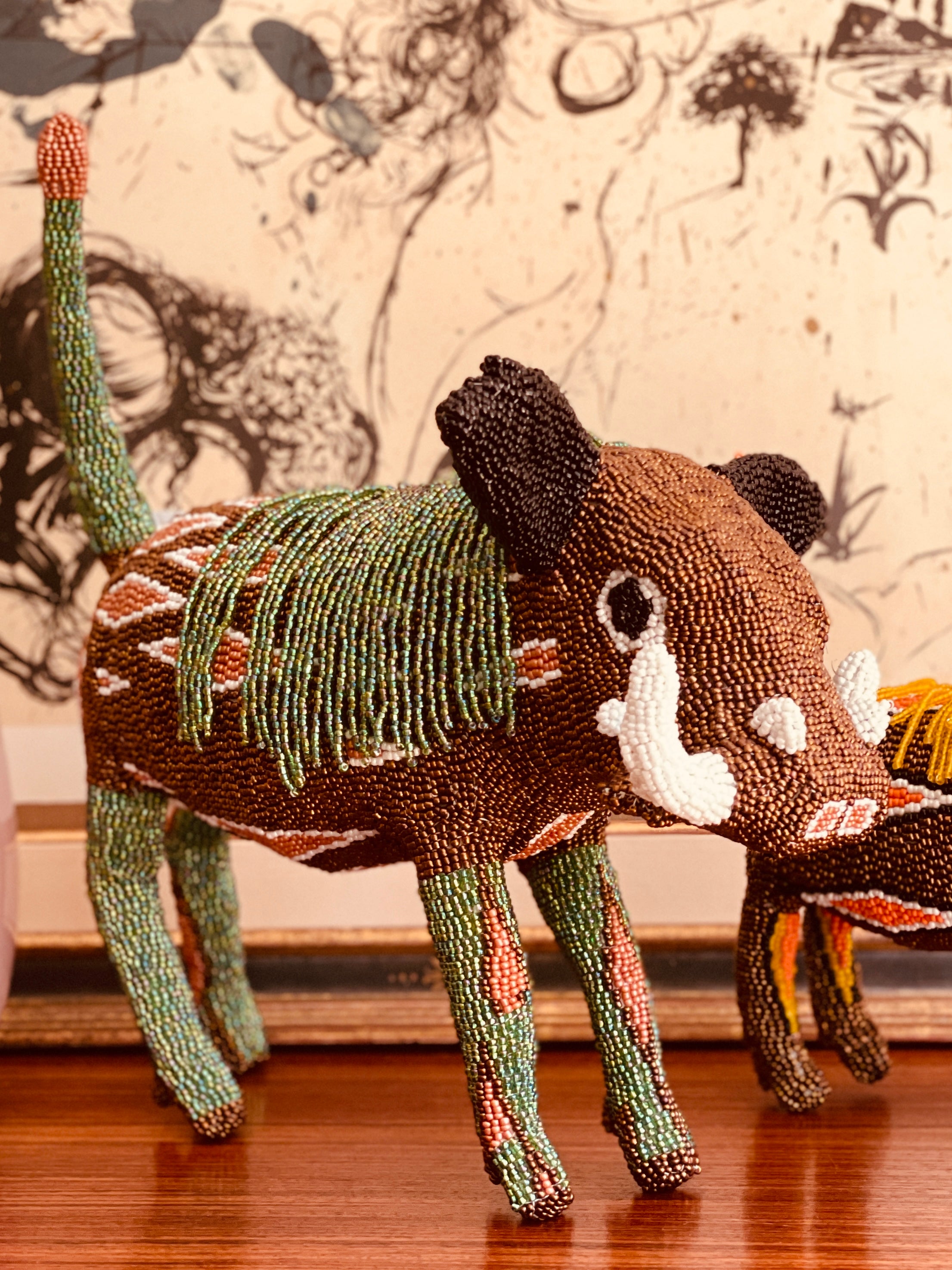 Kunstobjekt - Wildschwein gross 🐗 in Variante von Artwork - Lovely Marie Boutique, kaufen in der Schweiz