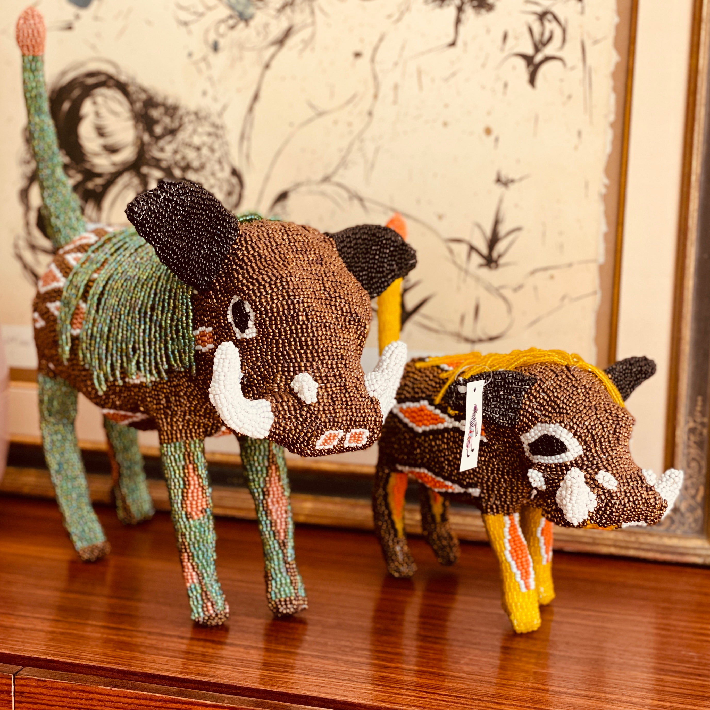 Kunstobjekt - Wildschwein gross 🐗 in Variante von Artwork - Lovely Marie Boutique, kaufen in der Schweiz
